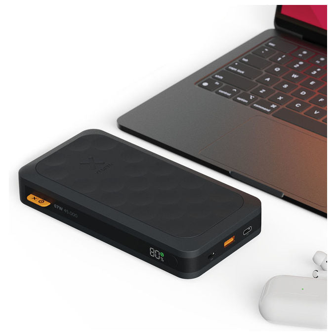 Xtorm FS5451 Fuel Series 5 Power Bank 45000 mAh USB-C PD 67W Quick Charge 3.0 Display Digitale colore Nero