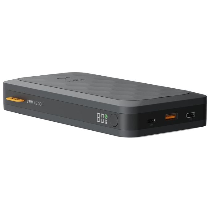 Xtorm FS5451 Fuel Series 5 Power Bank 45000 mAh USB-C PD 67W Quick Charge 3.0 Display Digitale colore Nero