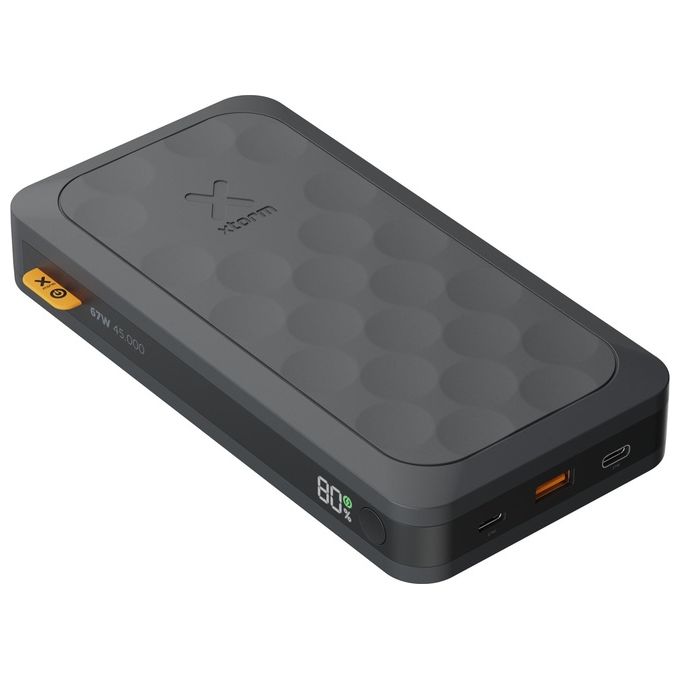 Xtorm FS5451 Fuel Series 5 Power Bank 45000 mAh USB-C PD 67W Quick Charge 3.0 Display Digitale colore Nero