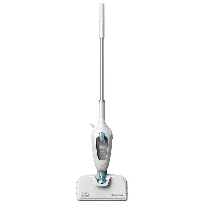 Black and Decker FSMH13E5 Lavapavimenti a Vapore Steam Mop 5 in 1 1300 W 380 ml colore Bianco Blu