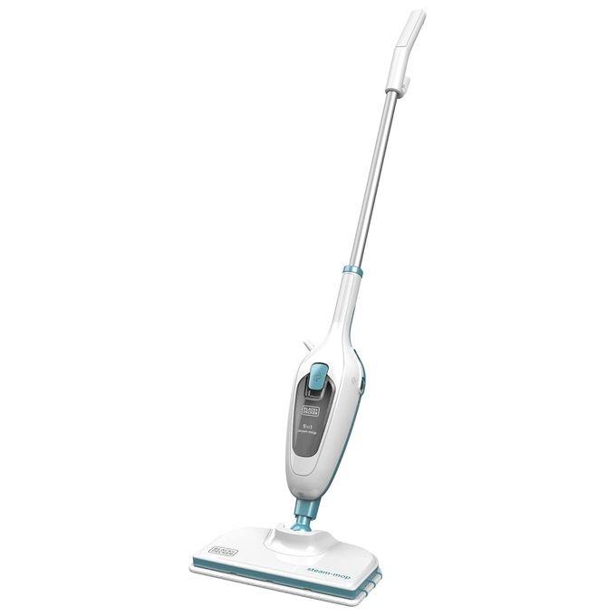 Black and Decker FSMH13E5 Lavapavimenti a Vapore Steam Mop 5 in 1 1300 W 380 ml colore Bianco Blu