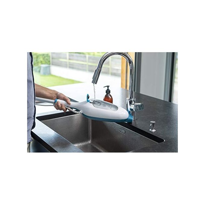 Black and Decker FSMH13E5 Lavapavimenti a Vapore Steam Mop 5 in 1 1300 W 380 ml colore Bianco Blu