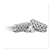 Rotomar FSRTOBPA80080 Rotoli Carta Termica per Registratori di Cassa BPA Free FSC 80mm x 80mt Ø77mm 55 gr-mq Confezione 10 Rotoli colore Bianco