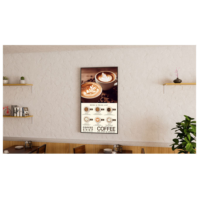Sony FW43BZ35PB.CEI BZ35P Pannello piatto per segnaletica digitale 43'' 4K Ultra HD 500 cd-m² Wi-Fi Android 24-7 colore Nero