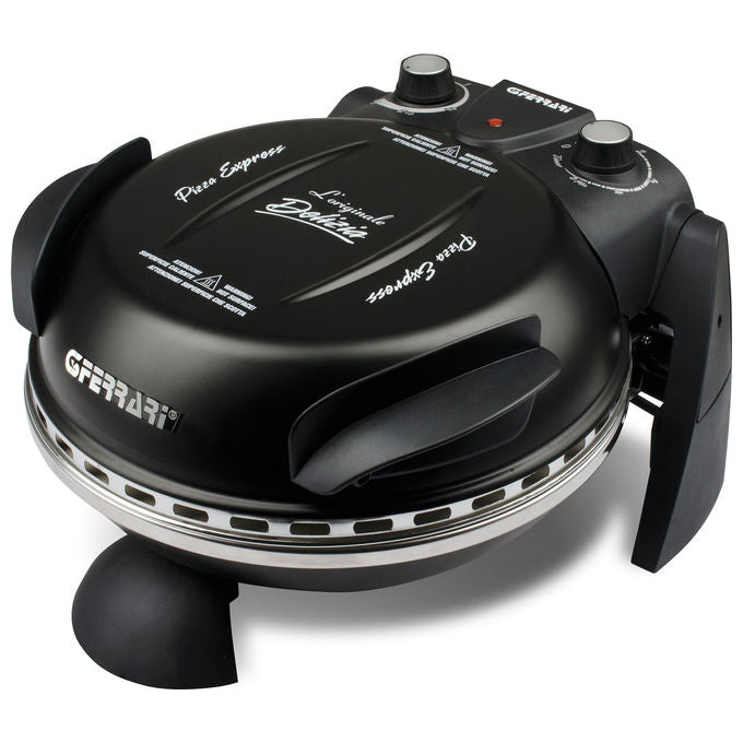 G3 Ferrari G1000610 Delizia Forno Pizza 1200W Pietra refrattaria 31 cm 400°C Timer colore Nero