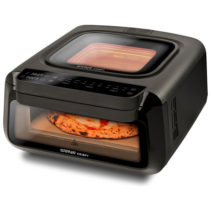 G3 Ferrari G10225 Krispy Forno Pizza e Friggitrice ad Aria 3 in 1 13 L 2100 W 18 programmi colore Nero