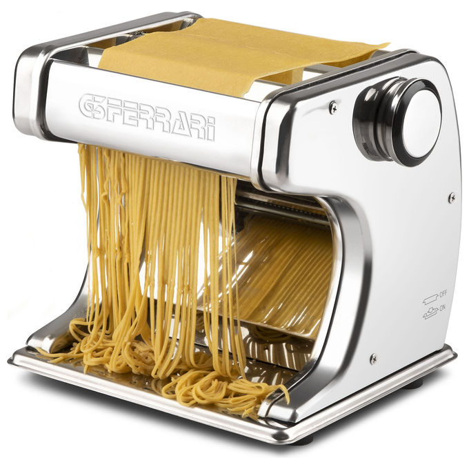G3 Ferrari G20125 Sfoglia Prof Macchina per la Pasta Elettrica 70W Lasagne Tagliatelle Spaghetti colore Acciaio Inox