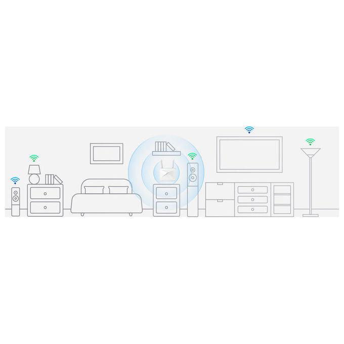 D-Link G415-E Router 4G EAGLE PRO AI AX1500 Wi-Fi 6 Dual-band Gigabit Ethernet Blu e Bianco