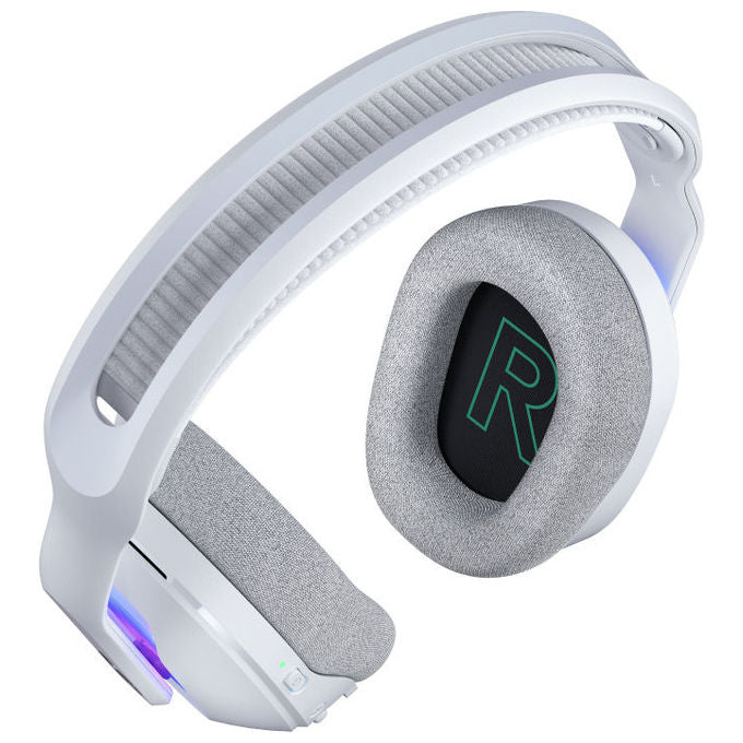 Logitech G, Cuffie Gaming G522 Lightspeed, Wireless e con Cavo, Bluetooth, Bianco