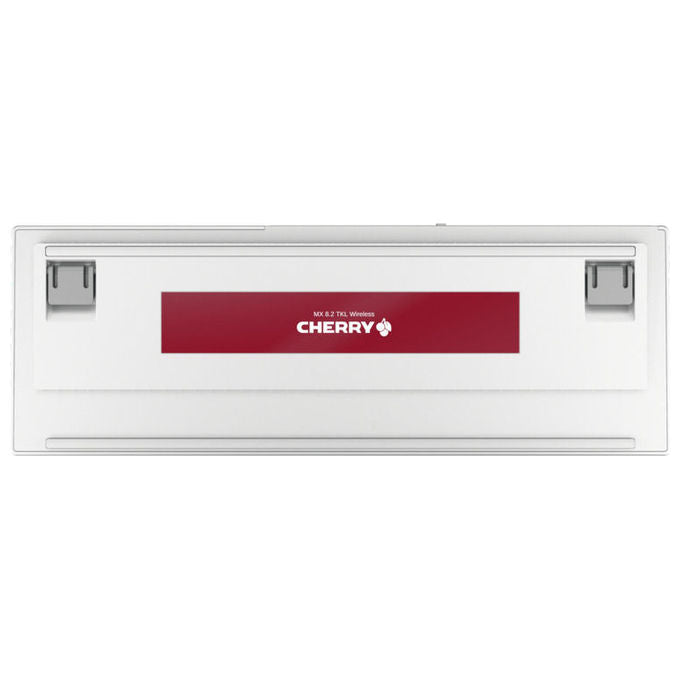 Cherry mx 8.2 tkl wireless, tastiera meccanica gaming, switch mx red, rgb, bluetooth 5.2, layout francese azerty, Bianco