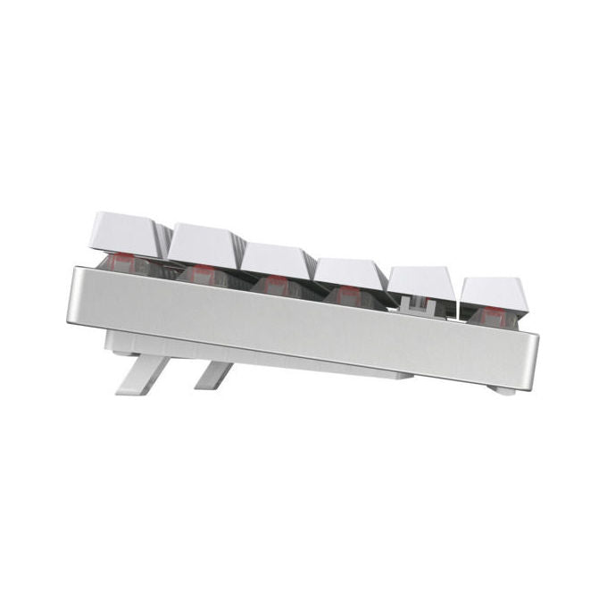 Cherry mx 8.2 tkl wireless, tastiera meccanica gaming, switch mx red, rgb, bluetooth 5.2, layout francese azerty, Bianco