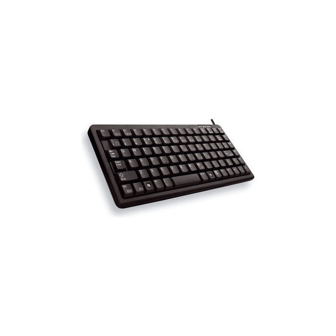 Cherry G84-4100, tastiera meccanica compatta, switch ML Gold Crosspoint, layout pan-nordico, USB e PS-2, senza tastierino, nera
