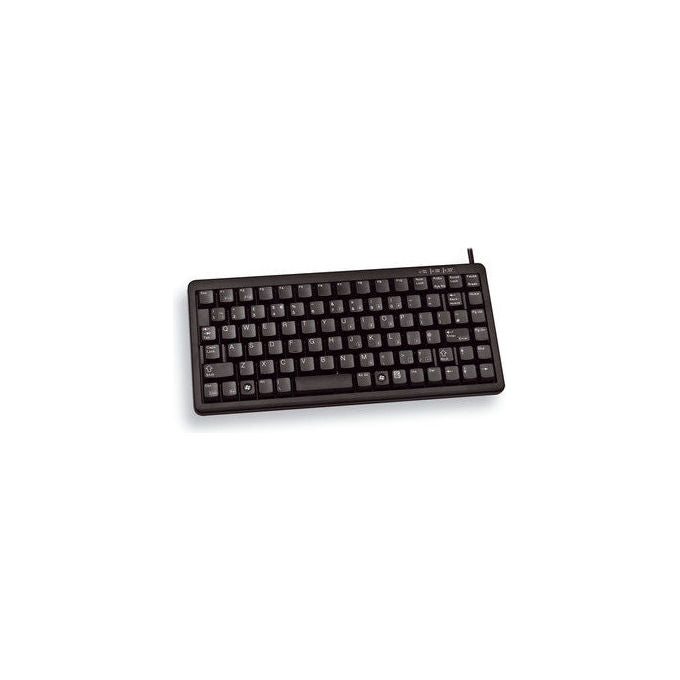 Cherry G84-4100, tastiera meccanica compatta, switch ML Gold Crosspoint, layout pan-nordico, USB e PS-2, senza tastierino, nera