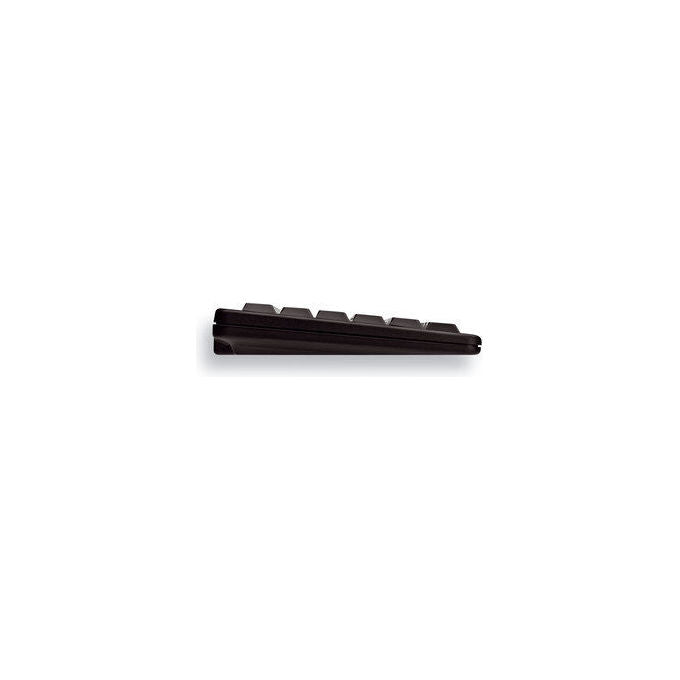 Cherry G84-4100, tastiera meccanica compatta, switch ML Gold Crosspoint, layout pan-nordico, USB e PS-2, senza tastierino, nera