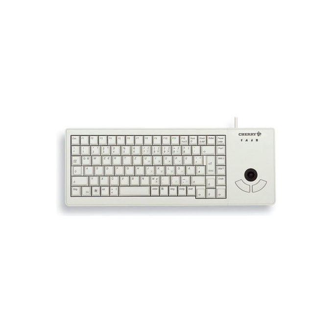 Cherry G84-5400LUMEU-0 XS Trackball Tastiera USB QWERTY Inglese US 88 Tasti Grigio