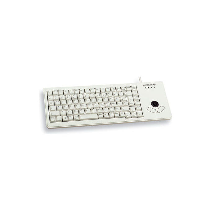 Cherry G84-5400LUMEU-0 XS Trackball Tastiera USB QWERTY Inglese US 88 Tasti Grigio