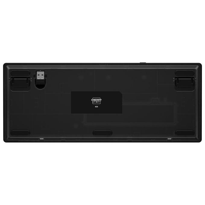 CHERRY G8D-24030PAAPN-2 XTRFY K33 Compact Wireless Tastiera Gaming QWERTY Nordic Retroilluminazione RGB colore Nero