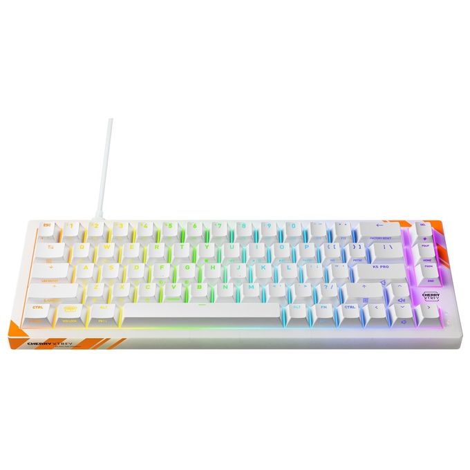 Cherry Xtrfy K5 Pro TMR Compact, tastiera gaming meccanica 65%, switch magnetici MK Crystal, polling rate 8000 Hz, hot swap, RGB, layout US