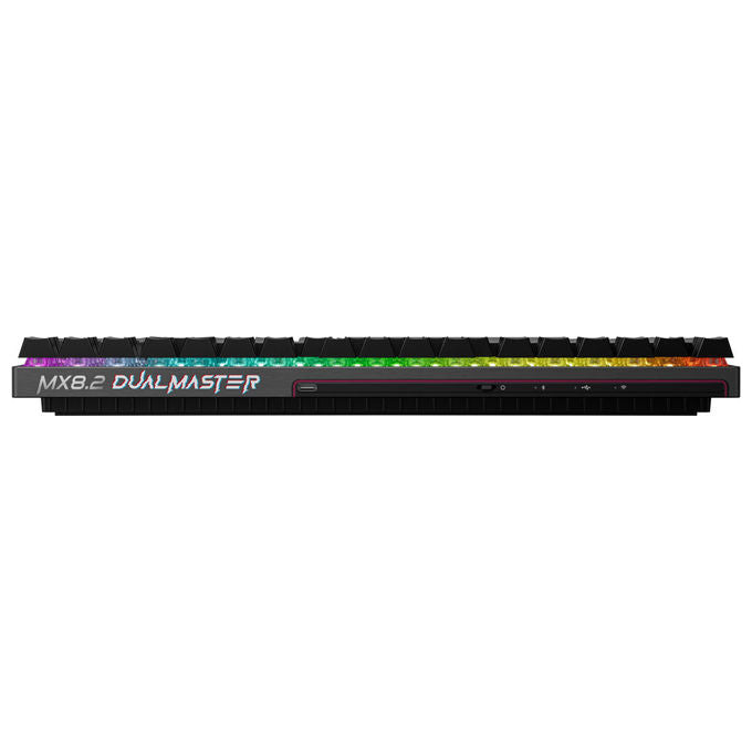 Xtrfy G8E-3885HACAPN-2 MX 8.2 Pro TMR Tastiera Gaming TKL Wireless Magnetica Hot-Swap Switch Cherry MK Crystal 8000 Hz RGB colore Nero