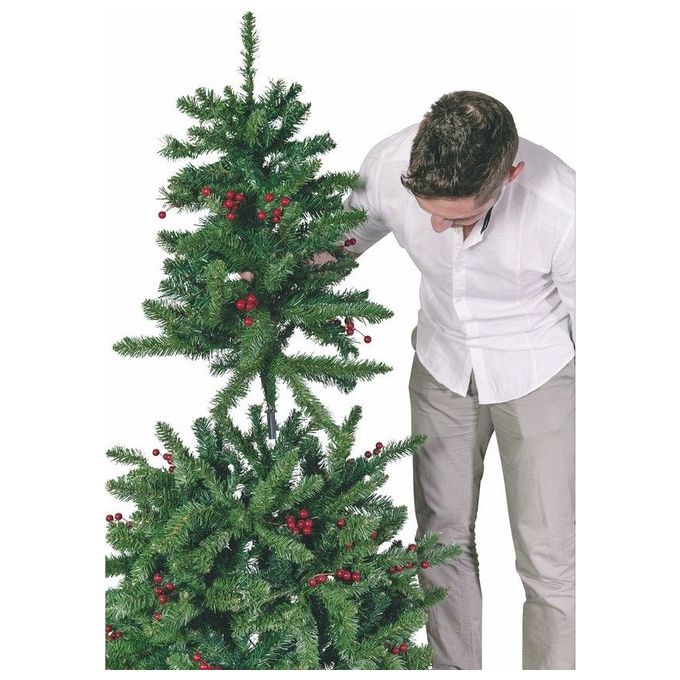 Albero di Natale Galileo Casa in PVC Verde 150 cm Alto Decorazione Natalizia