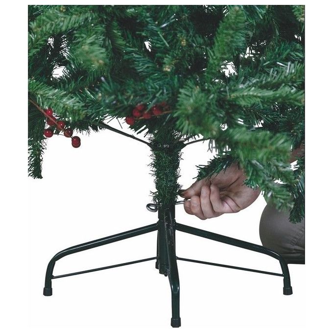 Albero di Natale GALILEO 210 cm in PVC Verde - 1148 Rami