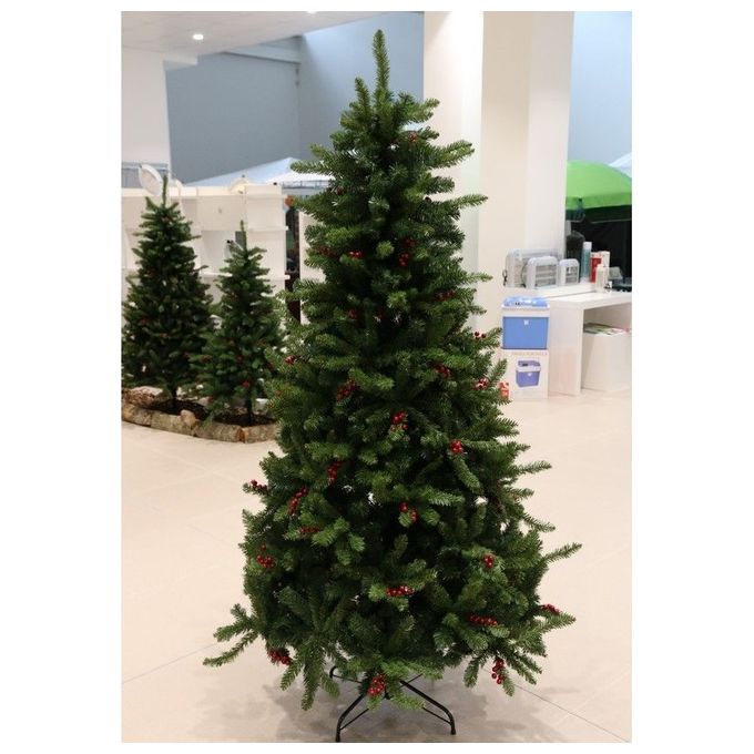 Albero di Natale GALILEO 210 cm in PVC Verde - 1148 Rami