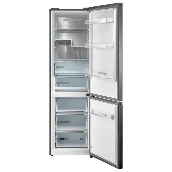 Midea MDRB521MGA46O Frigorifero Combinato 378 L 202 cm Classe A 29 dB Total No Frost colore Inox