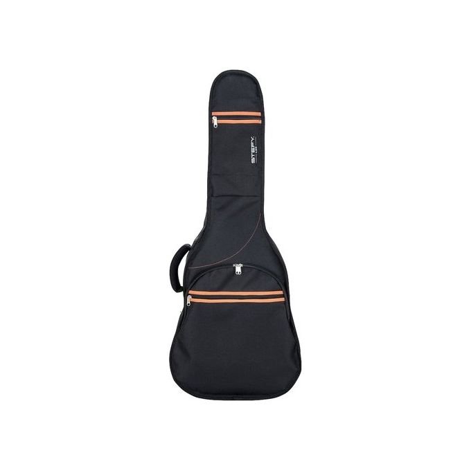 Stefy Line 8055323906913 GB300 SERIES Custodia per chitarra elettrica in poliestere 600D con imbottitura 13 mm tracolle imbottite 3 maniglie 3 tasche colore Nero