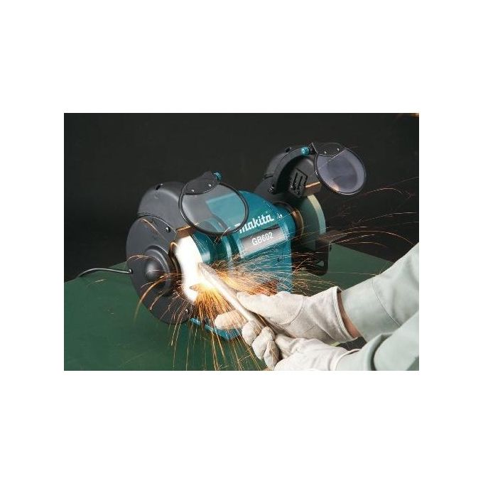 Makita Gb602 Smerigliatrice Doppia Testa Portamola