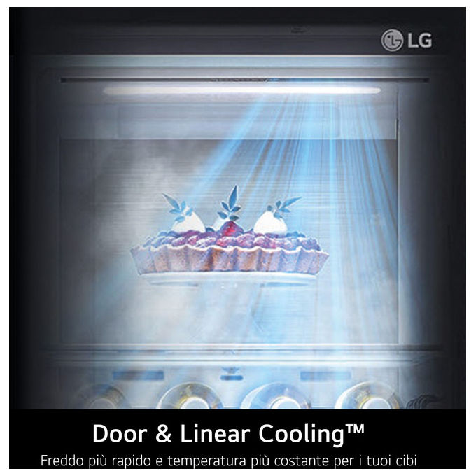 LG GBBSJ2CCPY Frigorifero combinato 203 cm 375 L Classe C Total No Frost Prime Silver