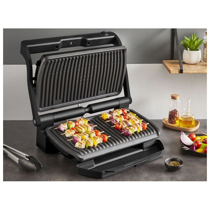 Tefal GC727810 Optigrill+ XL Griglia di contatto 2 piastre 2000 W 800 cm² colore Nero