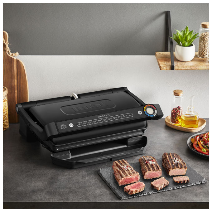Tefal GC727810 Optigrill+ XL Griglia di contatto 2 piastre 2000 W 800 cm² colore Nero