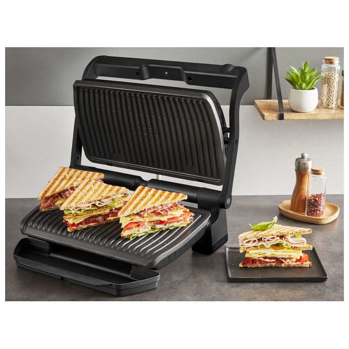 Tefal GC727810 Optigrill+ XL Griglia di contatto 2 piastre 2000 W 800 cm² colore Nero