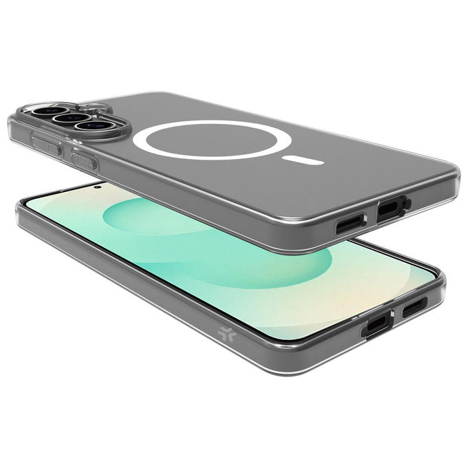 Celly, Cover Gelskin MagSafe, Trasparente, TPU, per Samsung Galaxy S26+ 5G