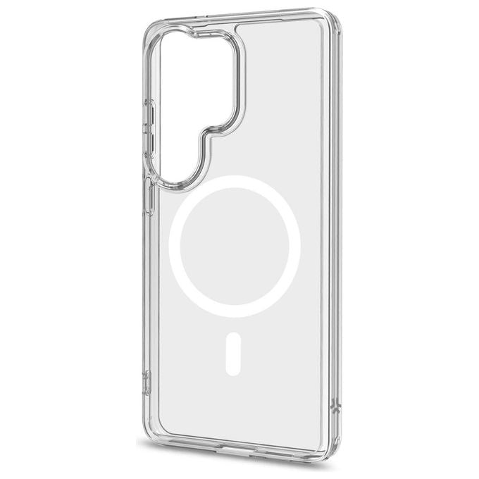 Celly, Cover Morbida, Trasparente Nero, Anti-shock, Compatibile con Samsung Galaxy S26 Ultra 5G