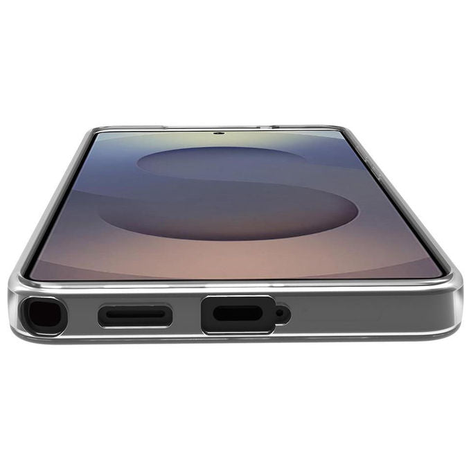 Celly, Cover Morbida, Trasparente Nero, Anti-shock, Compatibile con Samsung Galaxy S26 Ultra 5G