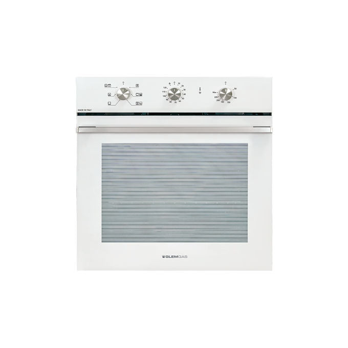 Glem Gas GFX62WH-S3 Forno da incasso multifunzione ventilato 64 L Classe A Cottura convezione e grill colore Bianco (59.7x54.3x59 cm)