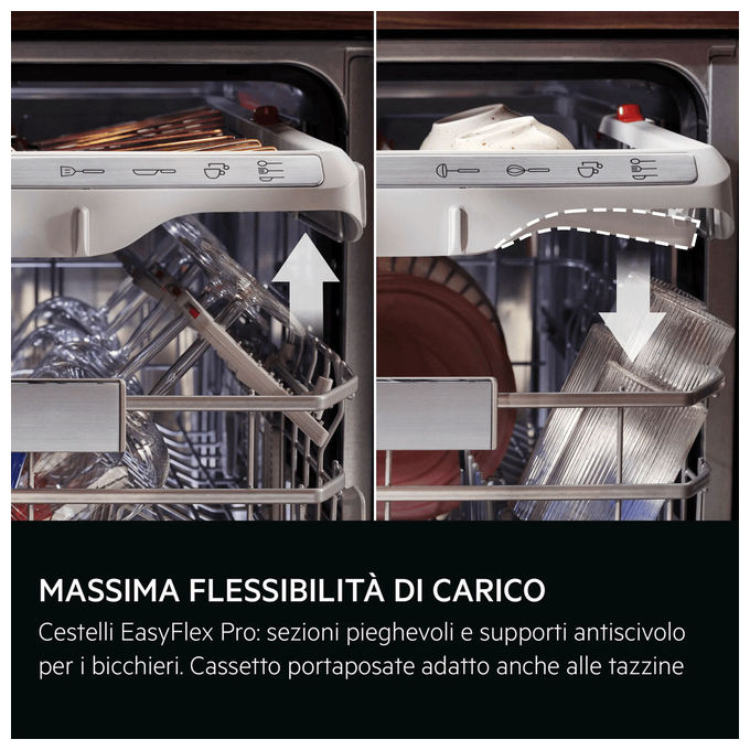 AEG GI9210X2TF Serie 9000 Lavastoviglie Incasso Totale 14 coperti Classe A-10% 37 dB AirDry (60x86.5x63.5 cm) colore Nero