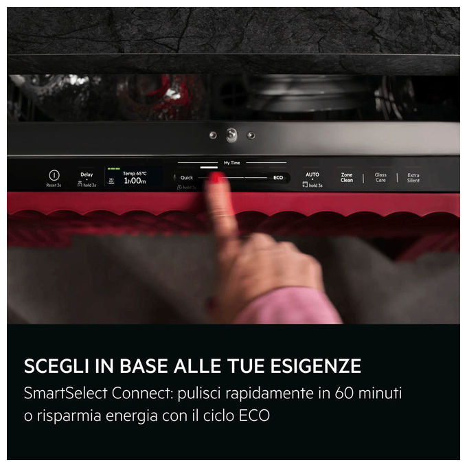 AEG GI9210X2TF Serie 9000 Lavastoviglie Incasso Totale 14 coperti Classe A-10% 37 dB AirDry (60x86.5x63.5 cm) colore Nero