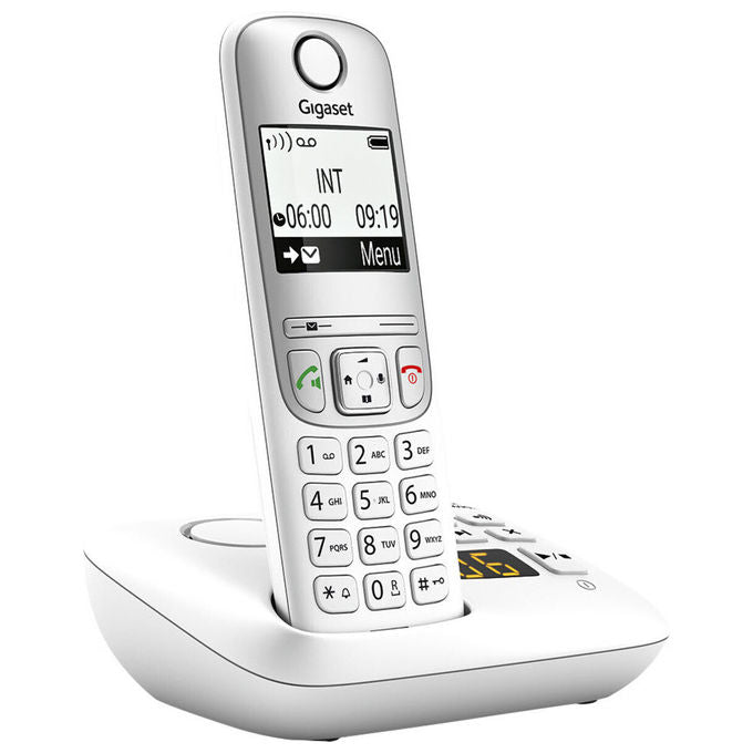 Gigaset 40-42-7900 A690A Telefono cordless con segreteria telefonica integrata display grafico illuminato vivavoce colore Nero