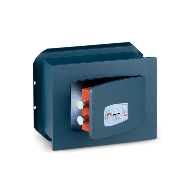 Technomax 58870 GK Serie GOLD Key Cassaforte Murare con Serratura 8 Leve e Catenacci Antitaglio Ø 22 mm colore Grigio
