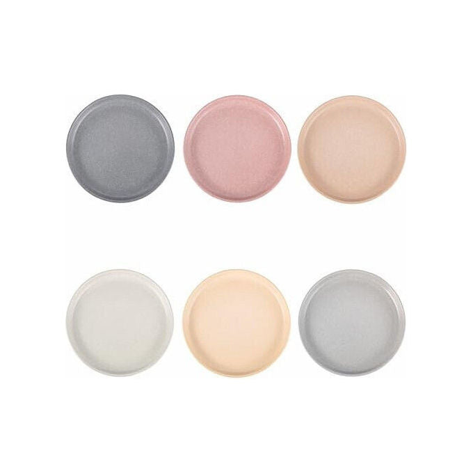 Villa d'Este Home Tivoli 5918704 Berlin Set 6 Piatti Fondi in Gres Finitura Matt Effetto Stone Ø 20,5 cm colore Multicolore Pastello