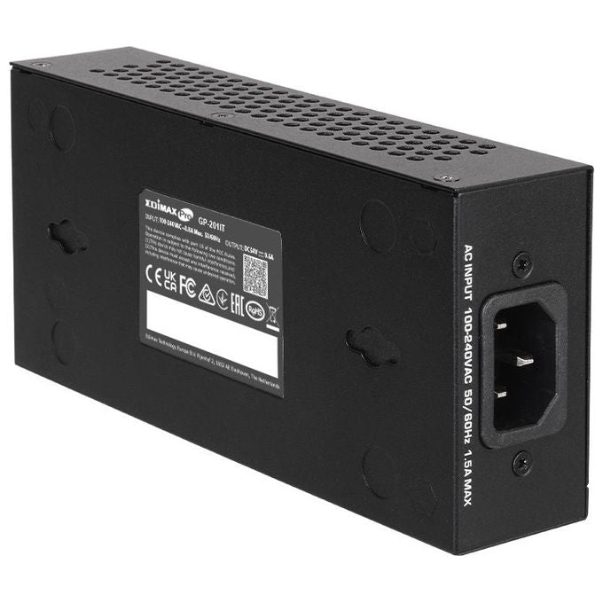 Edimax, Adattatore Poe Iniettore, 2.5 Gigabit Ethernet, Gp-201It