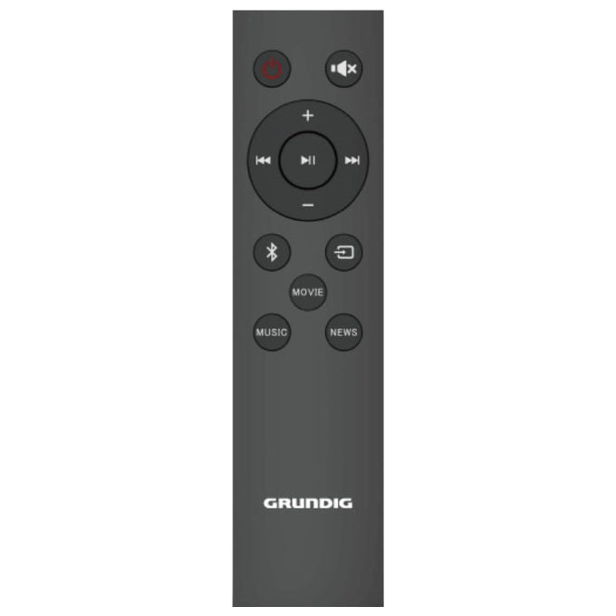 Grundig GSS1170 DSB 991 SW Soundbar 2.1 canali 90 W con subwoofer Bluetooth 5.4 HDMI 1 ingresso digitale coassiale ingresso AUX montabile a parete colore Nero