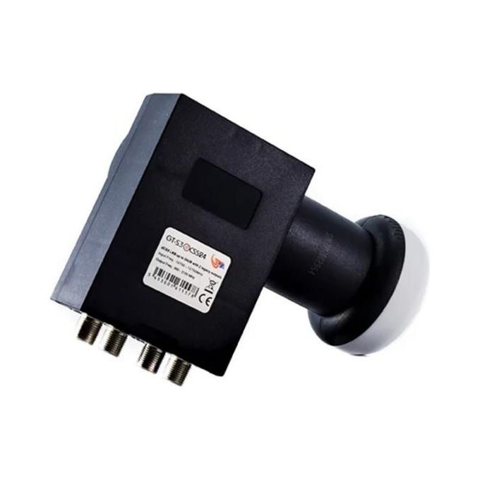 Gt-sat GT-S3DCSS24 LNB Unicable II dCSS 1 uscita SCR 24 UB 3 uscite Legacy Universali DVB-S2 4K compatibile Sky