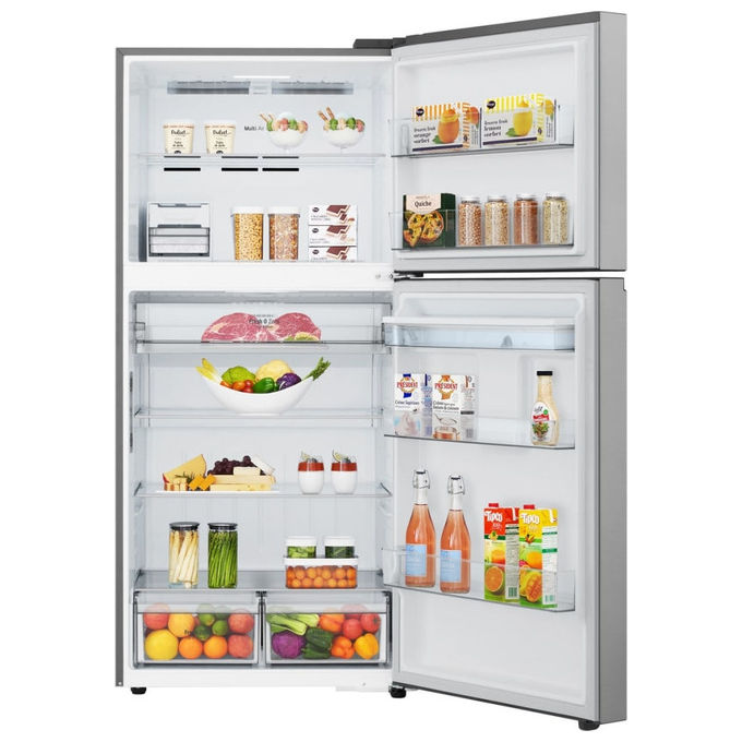 LG GTFV61PYBQD Frigorifero Doppia Porta 609 L 186 cm Classe E 35 dB Total No Frost Wi-Fi Dispenser colore Platinum Silver