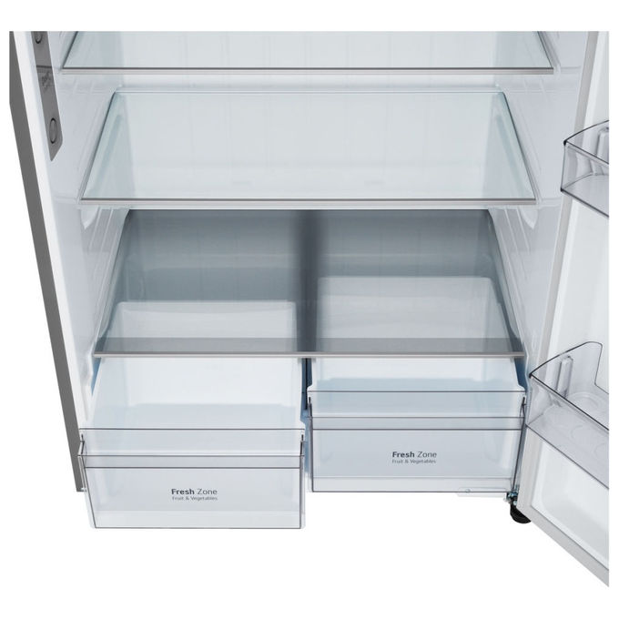 LG GTFV61PYBQD Frigorifero Doppia Porta 609 L 186 cm Classe E 35 dB Total No Frost Wi-Fi Dispenser colore Platinum Silver