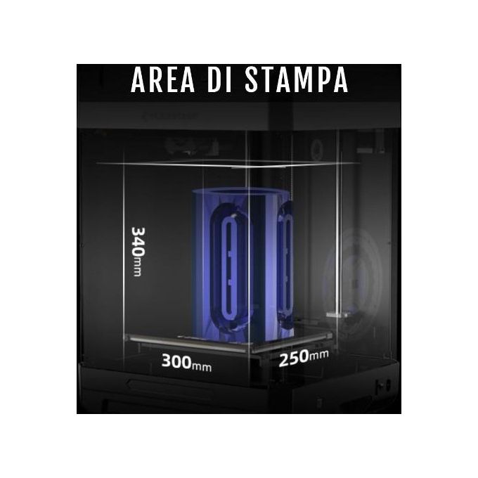 Sharebot GUIDER3 GUIDER 3 Stampante 3D ABS PLA per uso professionale laboratori piccole imprese colore Nero