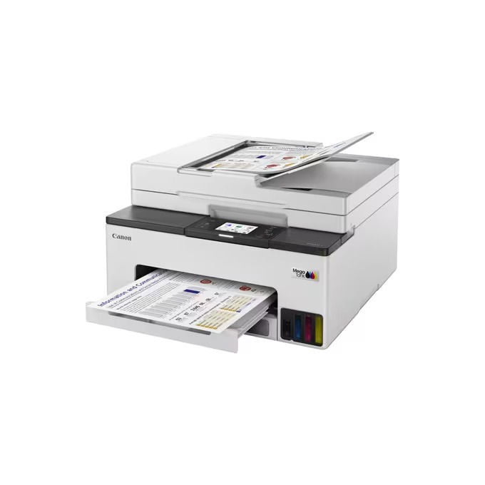 Canon GX2051 MAXIFY Stampante Multifunzione 4in1 InkJet A4 Wi-Fi LAN ADF Fax Fronte Retro 15 ipm colore Nero Bianco