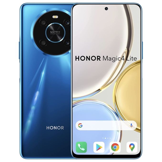 Honor ANY-NX1 Magic4 Lite Smartphone 5G 6.81'' 6GB 128GB Dual SIM NFC colore Blu